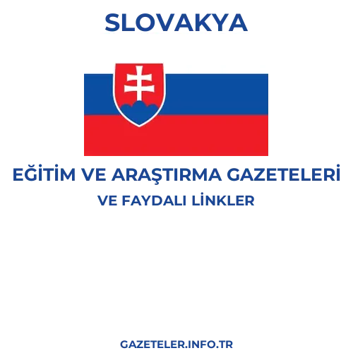 Slovakya Eğitim Ve Araştırma Gazeteleri - Popüler gazetelerin kapakları