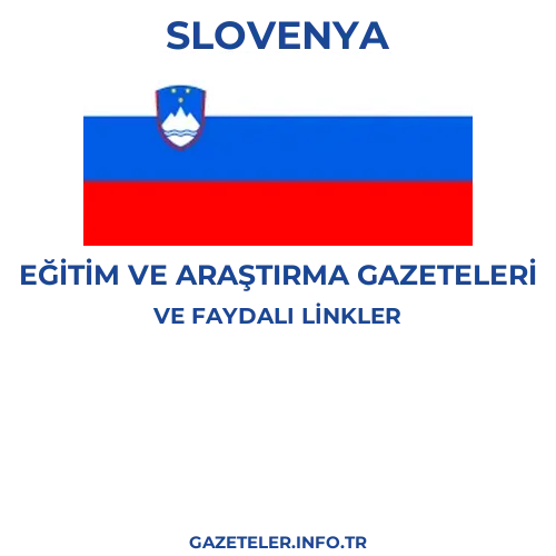 Slovenya Eğitim Ve Araştırma Gazeteleri - Popüler gazetelerin kapakları