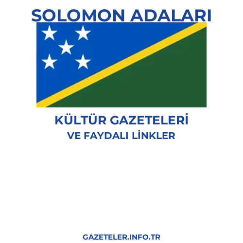 Solomon Adaları Kültür Gazeteleri - Popüler gazetelerin kapakları