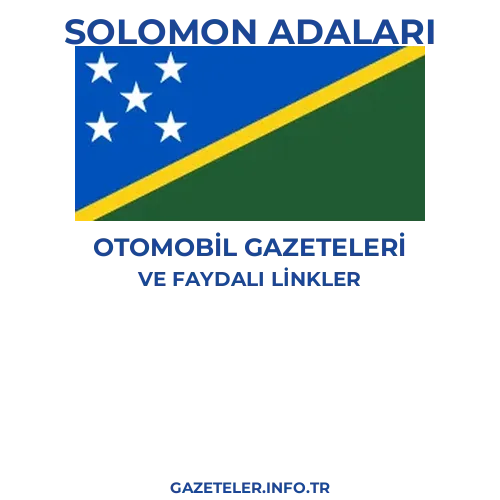 Solomon Adaları Otomobil Gazeteleri - Popüler gazetelerin kapakları