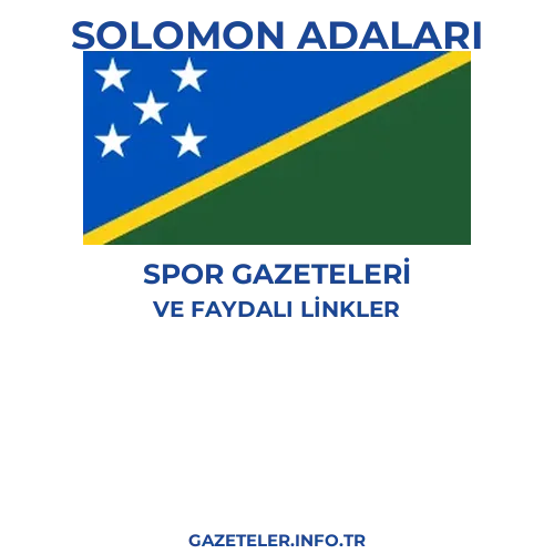 Solomon Adaları Spor Gazeteleri - Popüler gazetelerin kapakları