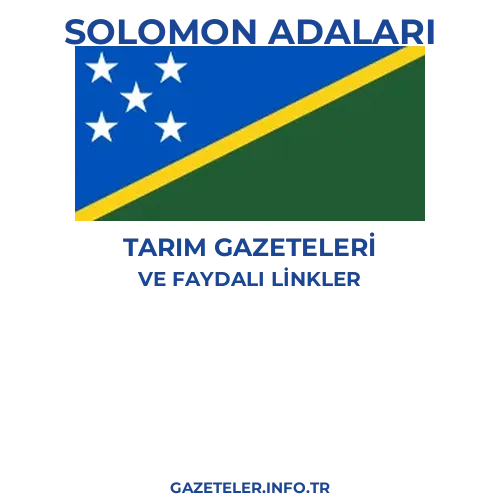 Solomon Adaları Tarım Gazeteleri - Popüler gazetelerin kapakları