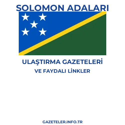 Solomon Adaları Ulaştırma Gazeteleri - Popüler gazetelerin kapakları