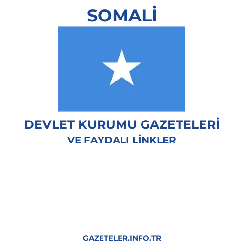 Somali Devlet Kurumu Gazeteleri - Popüler gazetelerin kapakları