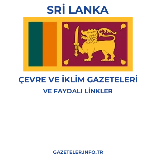 Sri Lanka Çevre Ve Iklim Gazeteleri - Popüler gazetelerin kapakları