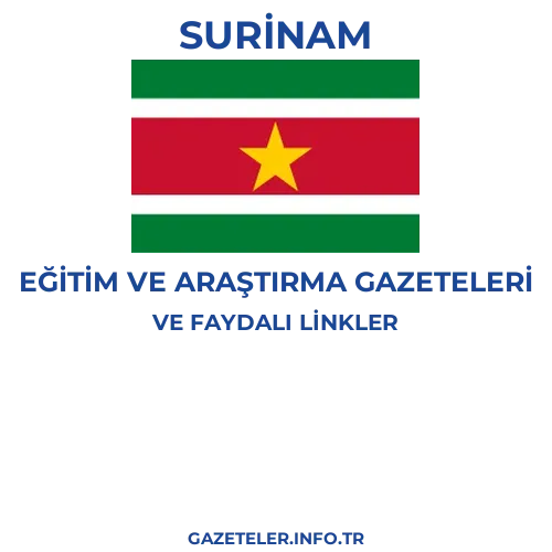 Surinam Eğitim Ve Araştırma Gazeteleri - Popüler gazetelerin kapakları