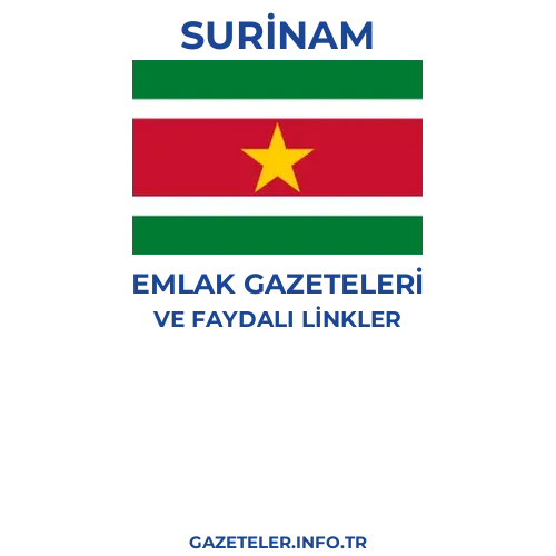 Surinam Emlak Gazeteleri - Popüler gazetelerin kapakları