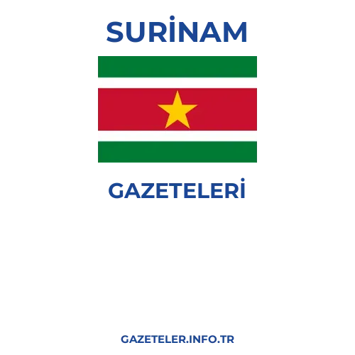 Surinam Genel Gazeteleri - Popüler gazetelerin kapakları