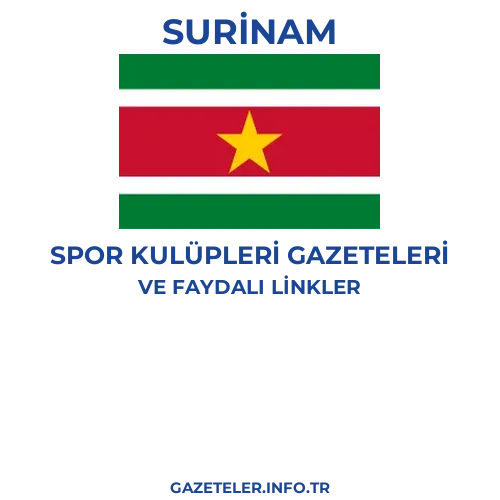 Surinam Spor Kulupleri Gazeteleri - Popüler gazetelerin kapakları