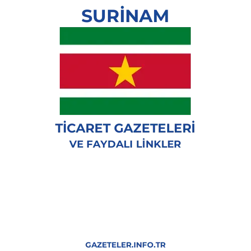 Surinam Ticaret Gazeteleri - Popüler gazetelerin kapakları