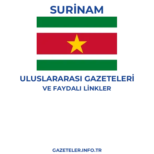 Surinam Uluslararası Gazeteleri - Popüler gazetelerin kapakları