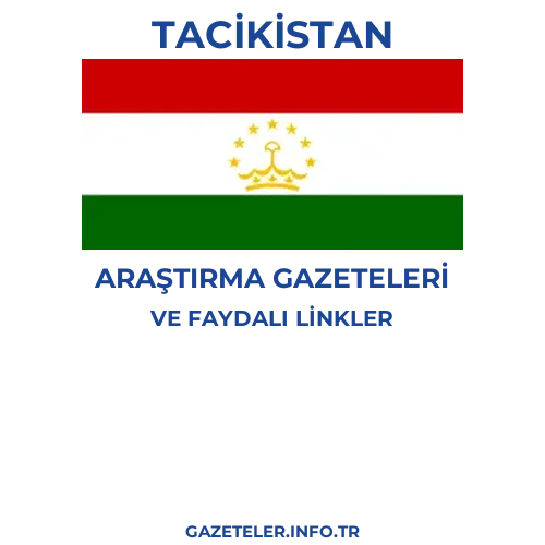 Tacikistan Araştırma Gazeteleri - Popüler gazetelerin kapakları