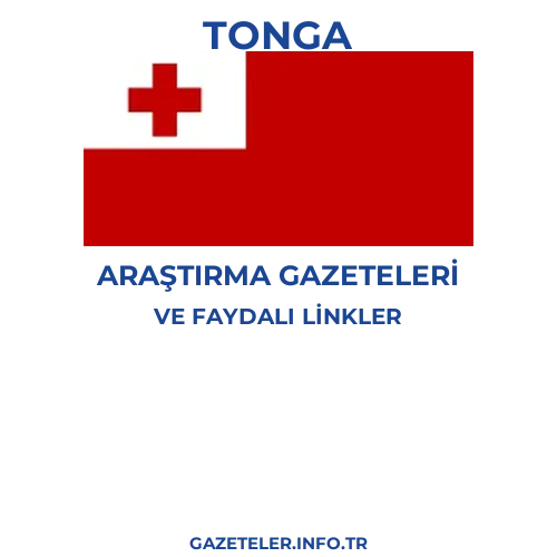 Tonga Araştırma Gazeteleri - Popüler gazetelerin kapakları