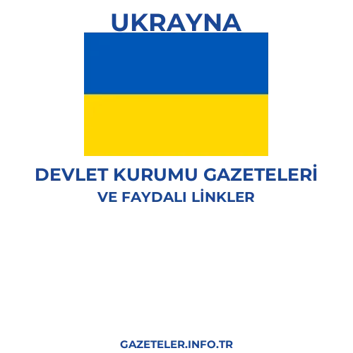 Ukrayna Devlet Kurumu Gazeteleri - Popüler gazetelerin kapakları