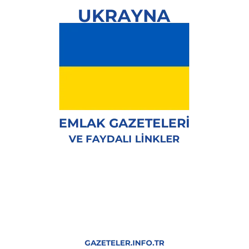 Ukrayna Emlak Gazeteleri - Popüler gazetelerin kapakları