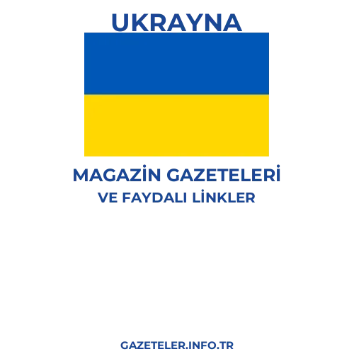 Ukrayna Magazin Gazeteleri - Popüler gazetelerin kapakları