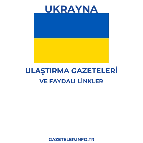 Ukrayna Ulaştırma Gazeteleri - Popüler gazetelerin kapakları