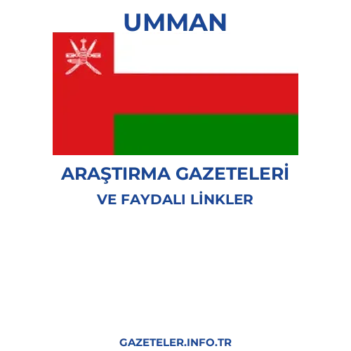 Umman Araştırma Gazeteleri - Popüler gazetelerin kapakları