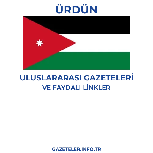 Ürdün Uluslararası Gazeteleri - Popüler gazetelerin kapakları