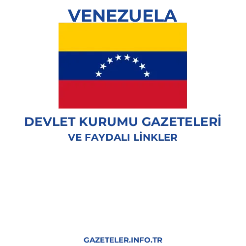 Venezuela Devlet Kurumu Gazeteleri - Popüler gazetelerin kapakları