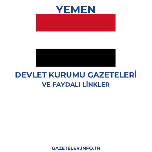 Yemen Devlet Kurumu Gazeteleri - Popüler gazetelerin kapakları