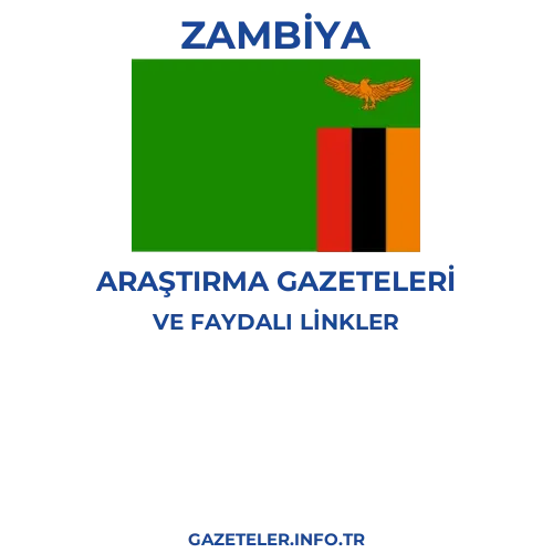 Zambiya Araştırma Gazeteleri - Popüler gazetelerin kapakları